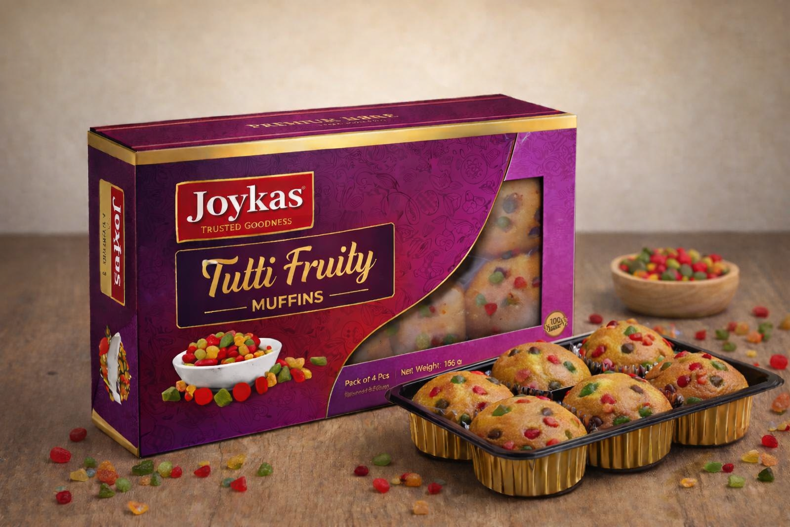 Joykas Tutti Fruity Muffins