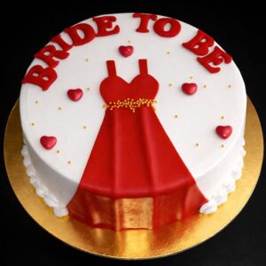 Bride-to-Be Gown Cake