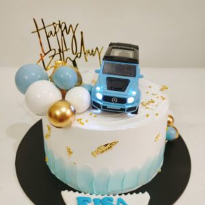 Car lover theme cake