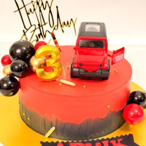 Car lover theme cake