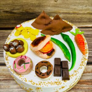 Food lover theme cake