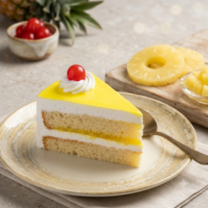 Fresh Pineapple Pastry | Buy Tropical Fruit Pastry Slice Online